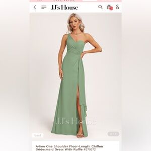 Formal dress basil color brand new with tags